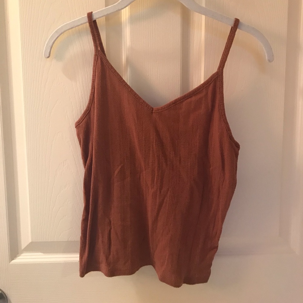 dark orange tank top